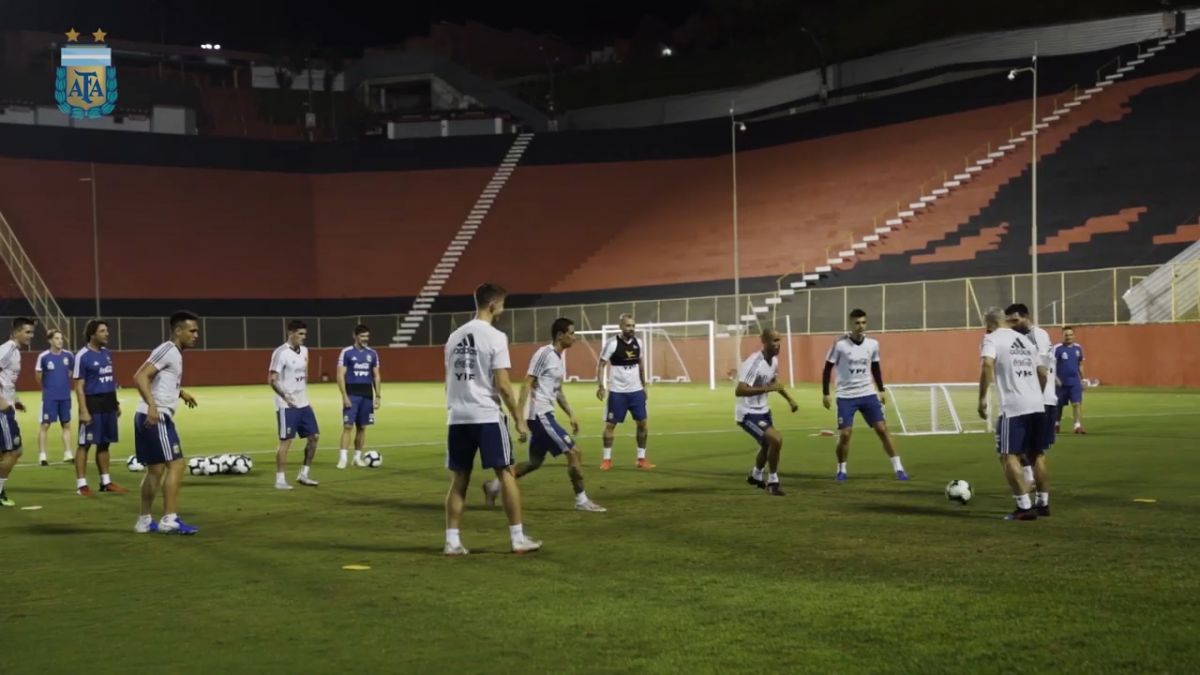 تمرین تیم ملی آرژانتین (23 خرداد)