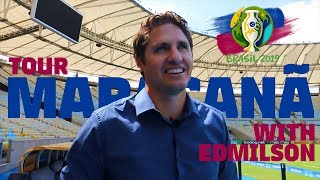 بازدید از ورزشگاه ماراکانا همراه با ادمیلسون