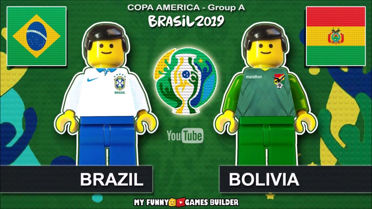 شبیه سازی بازی برزیل 3-0 بولیوی با عروسک لگو