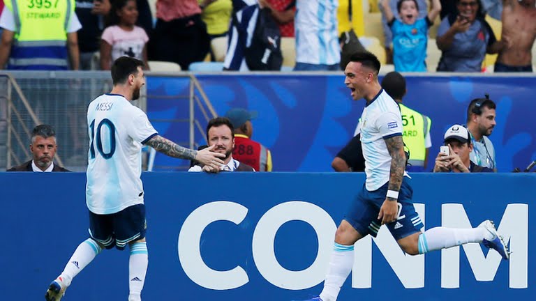 گل اول آرژانتین به ونزوئلا (لوتارو)