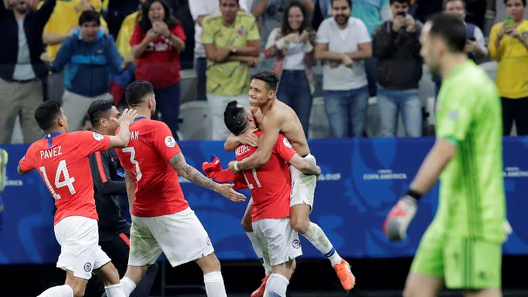 خلاصه بازی کلمبیا 0-0 شیلی (پنالتی 4-5 / کوپا آمریکا 2019)