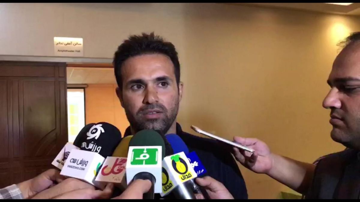 اختصاصی/ صحبت های محمد نصرتی در حاشیه مراسم قرعه کشی لیگ دسته یک