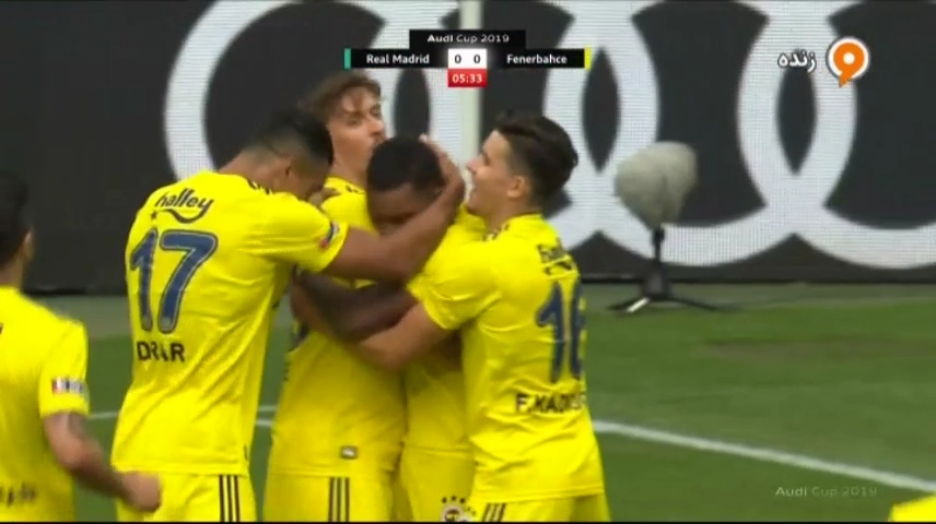 گل اول فنرباغچه به رئال مادرید (رودریگز)