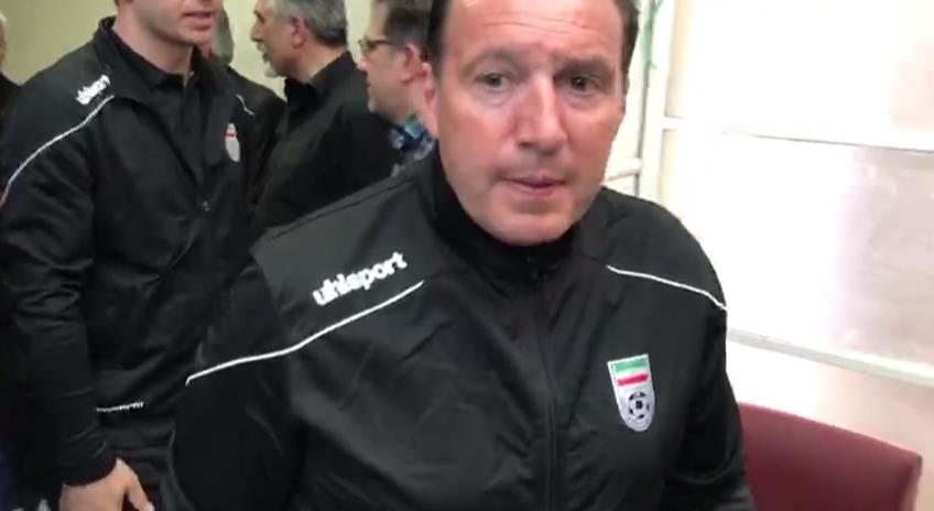 اختصاصی/ حضور مارک ویلموتس در مراسم ختم مهدی شادمانی