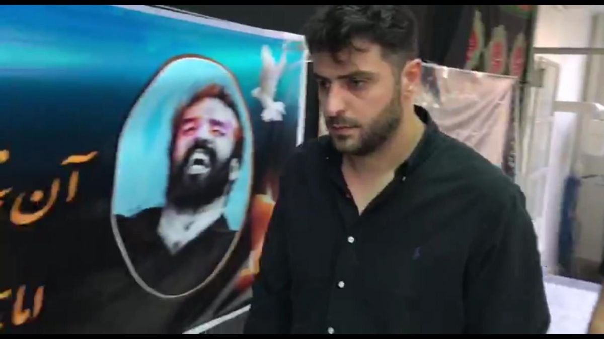 اختصاصی/ حضور علی ضیا در مراسم ختم مهدی شادمانی