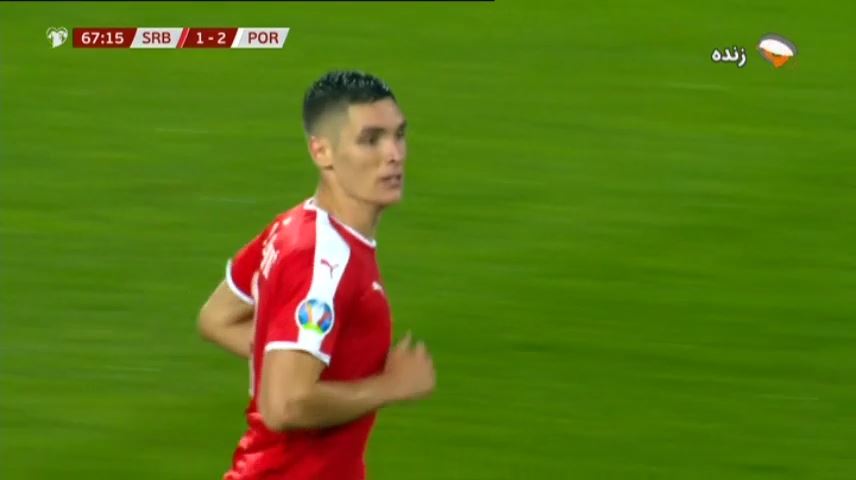 گل اول صربستان به پرتغال (میلنکوویچ)