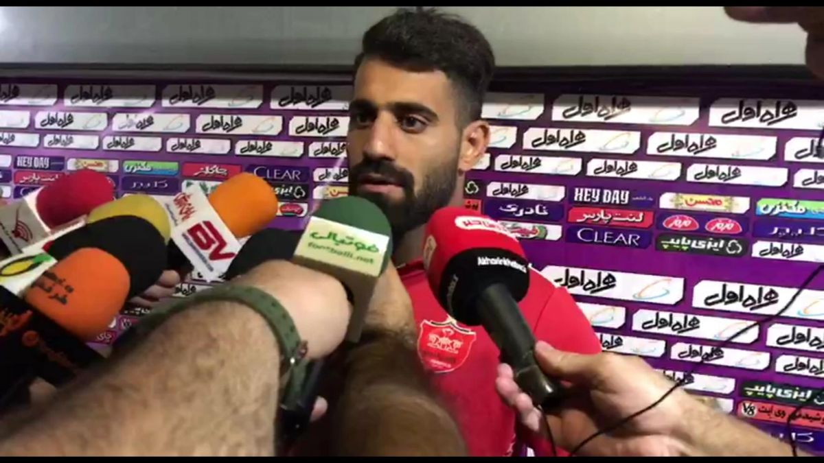 اختصاصی/ صحبت های کنعانی زادگان بعد از بازی پرپسولیس - سپاهان