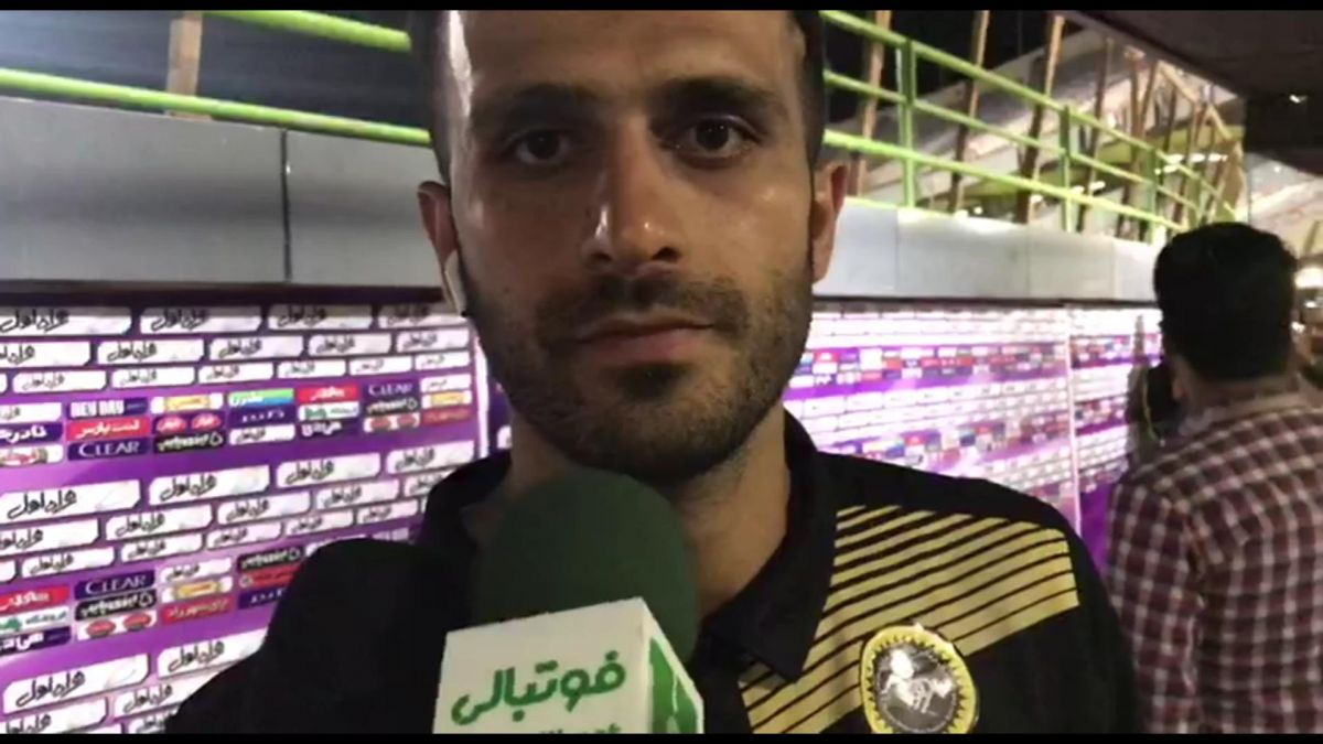 اختصاصی/ صحبت های علی قربانی بعد از بازی پرپسولیس - سپاهان