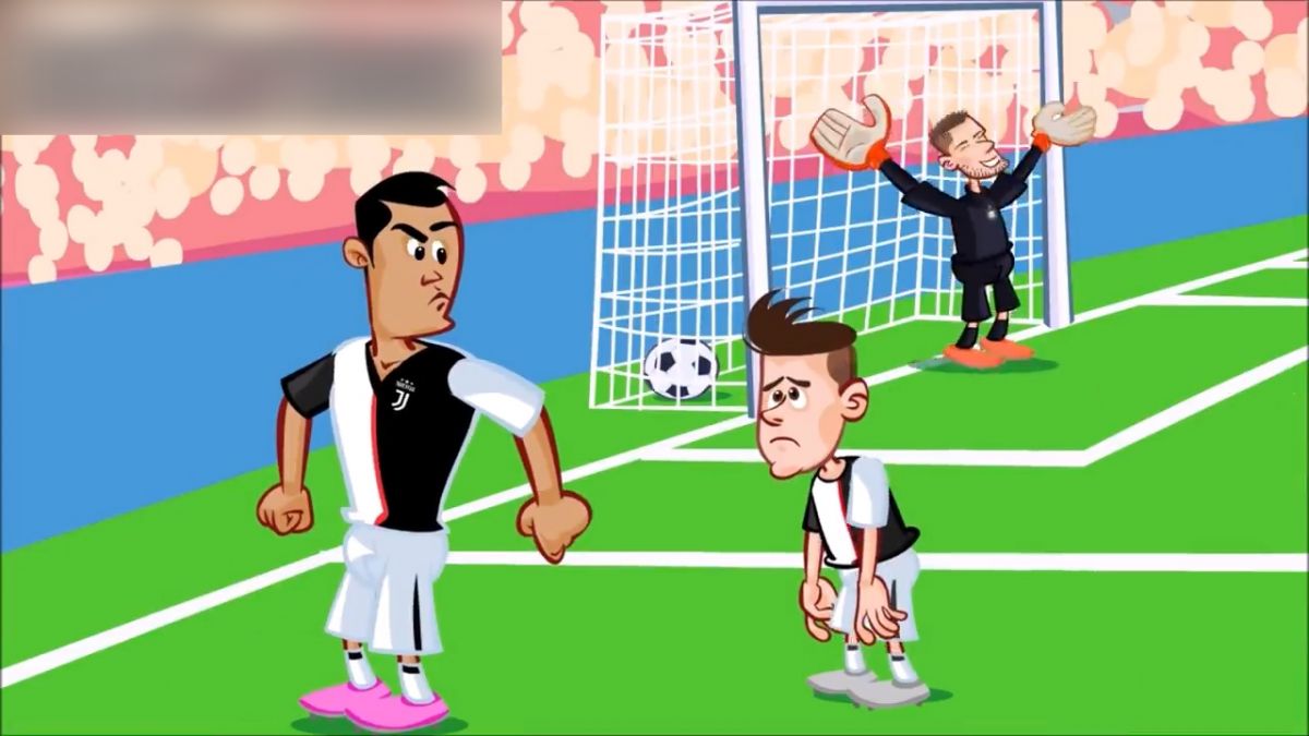 انیمیشن طنز بازی اینتر 1-2 یوونتوس