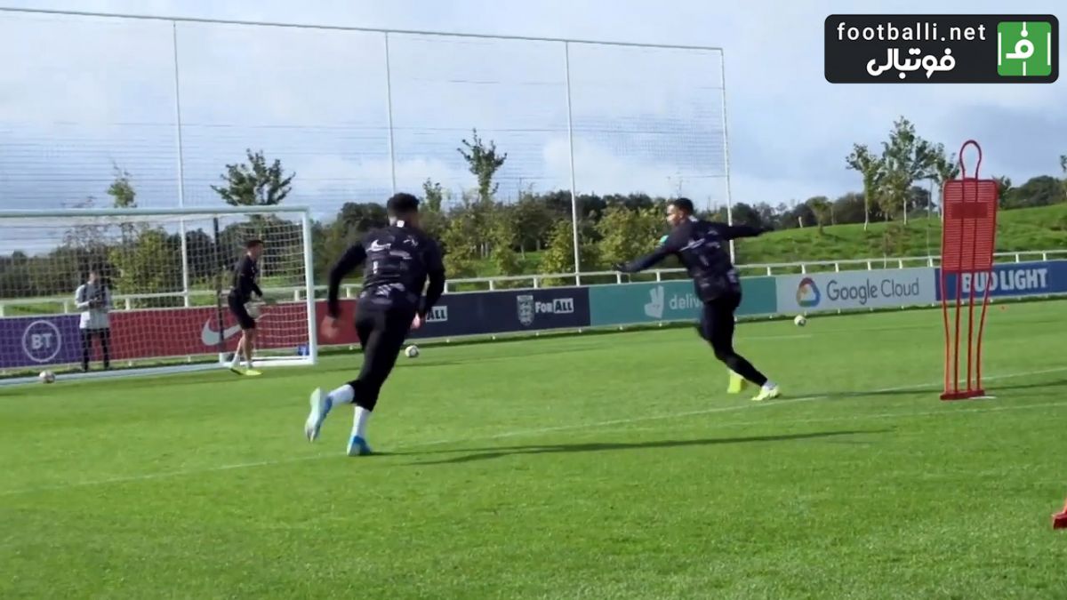 آخرین تمرین تیم ملی انگلیس پیش از مصاف با چک