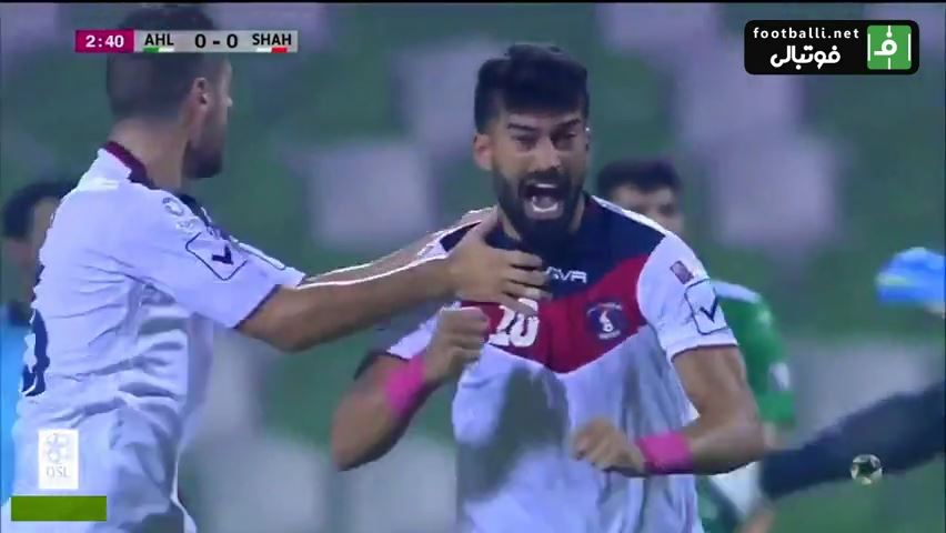 گل اول الشحانیه به الاهلی توسط رامین رضاییان