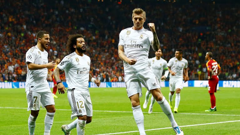 گل اول رئال مادرید به گالاتاسرای (کروس)