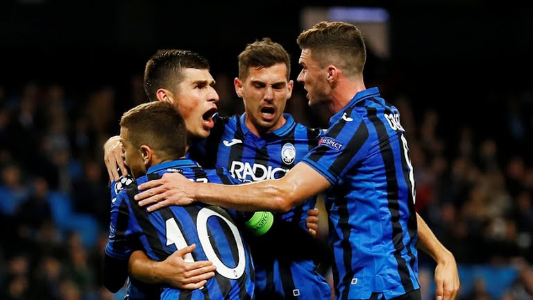 گل اول آتالانتا به منچستر سیتی (روسلان مالینوفسکی)