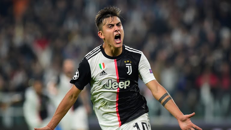 گل اول یوونتوس به لوکوموتیو مسکو (دیبالا)