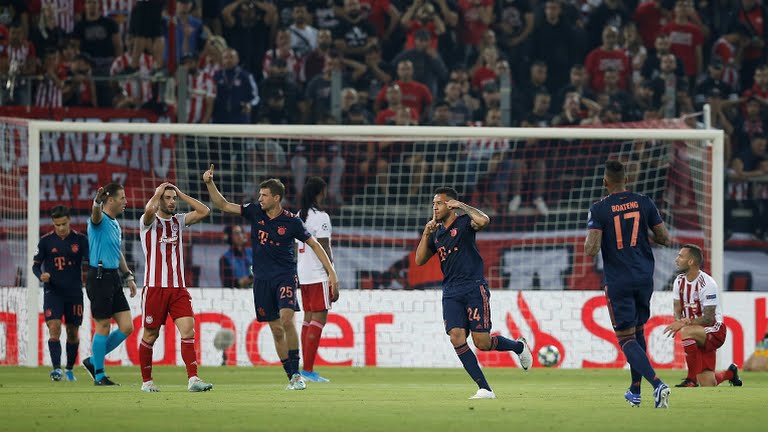 خلاصه بازی المپیاکوس 2-3 بایرن مونیخ