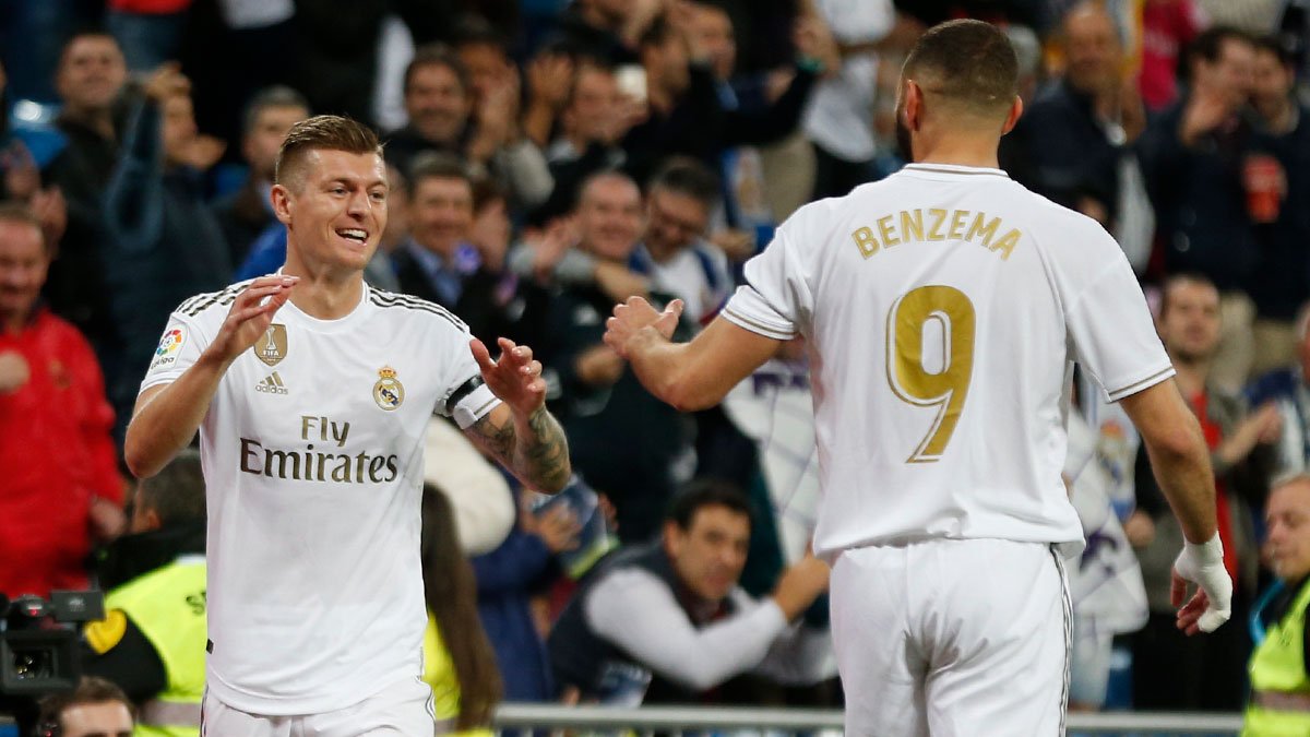 گل دوم رئال مادرید به لگانس (تونی کروس)