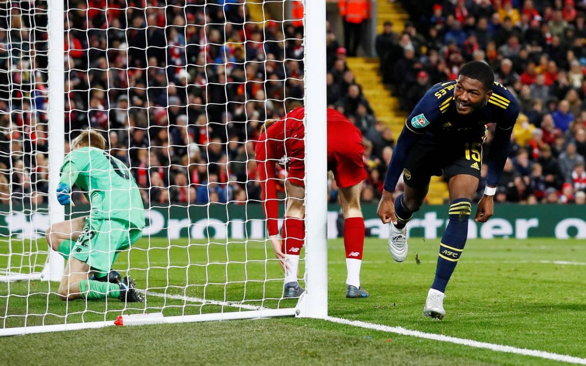 گل چهارم آرسنال به لیورپول (اینسلی مایتلند نیلز )