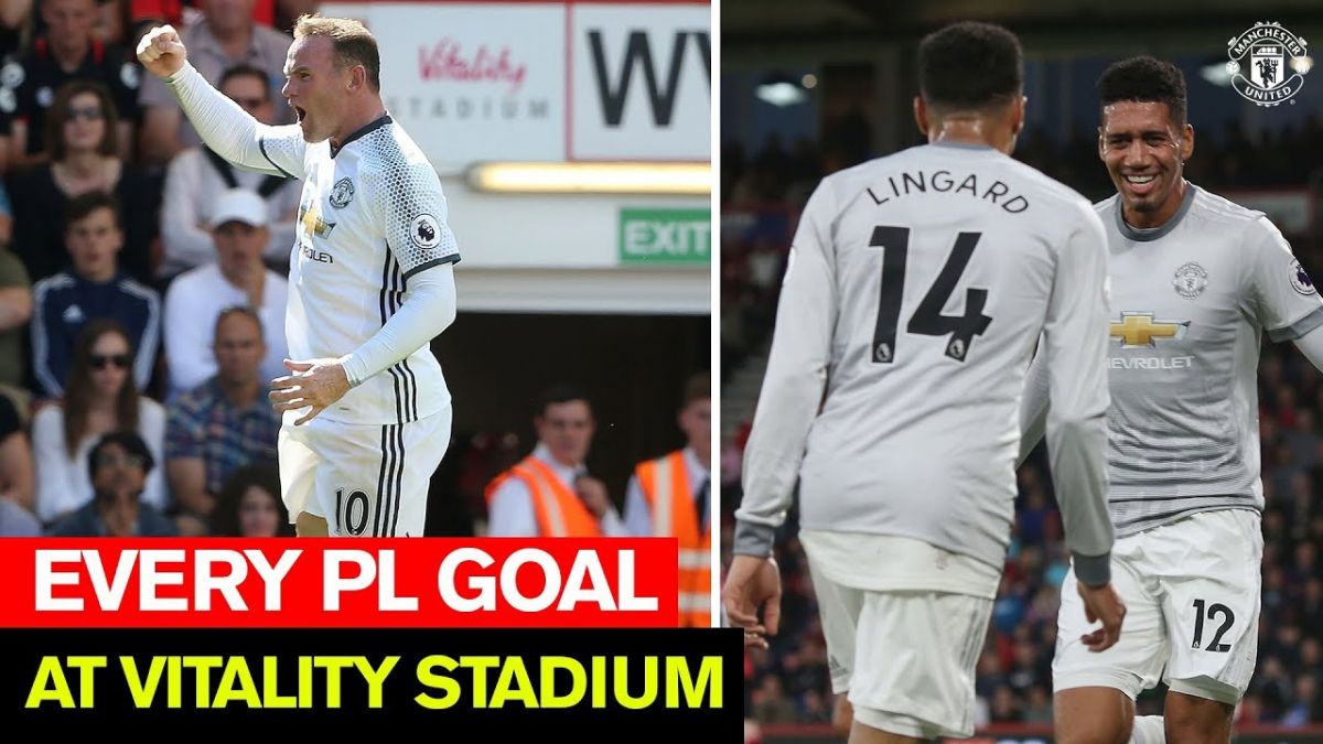 تمام گلهای منچستر یونایتد در ورزشگاه بورنموث