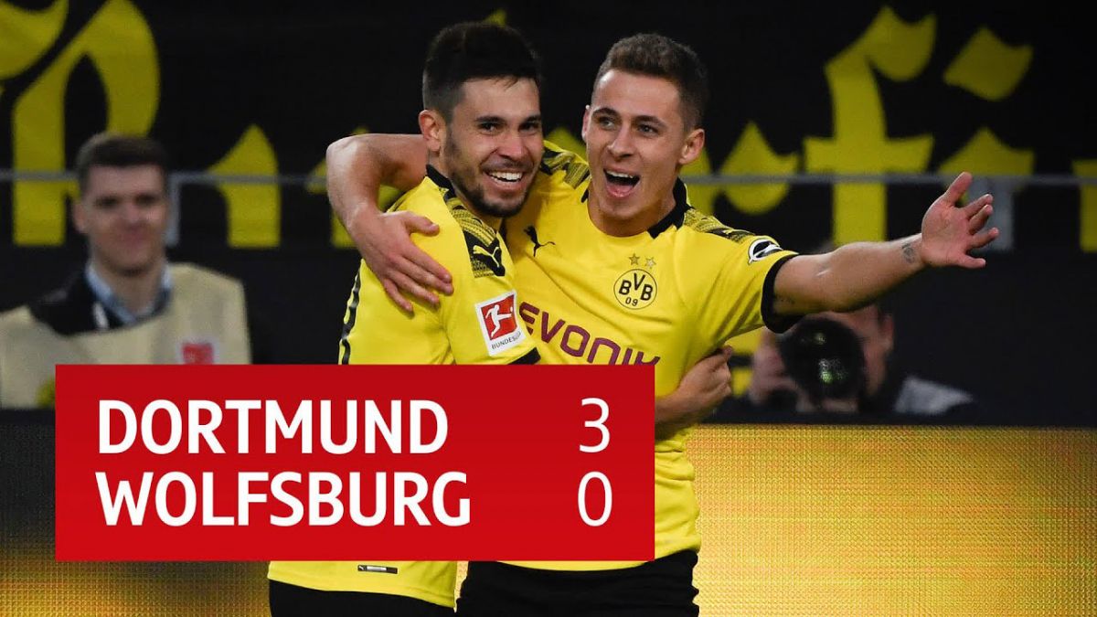 خلاصه بازی دورتموند 3-0 وولفسبورگ