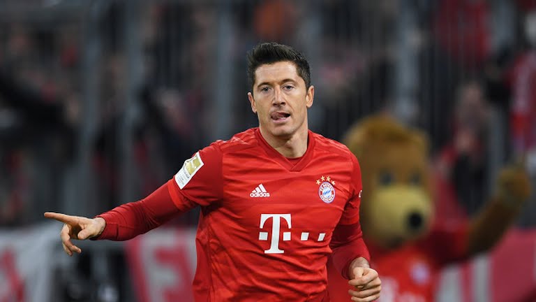 گل اول بایرن مونیخ به دورتموند (لواندوفسکی)