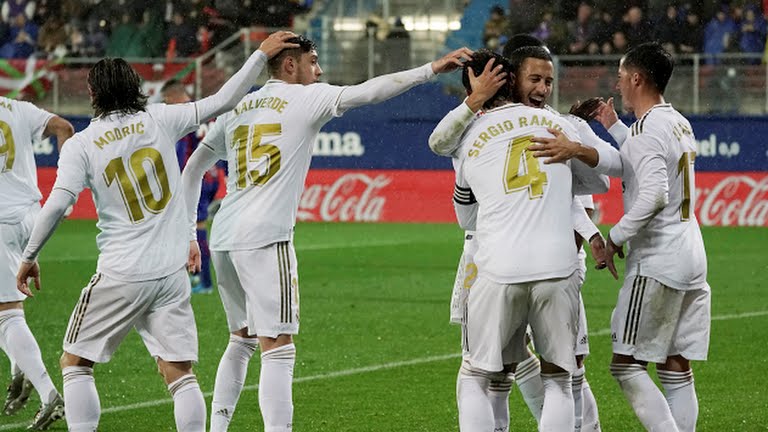 گل چهارم رئال مادرید به ایبار (والورده)