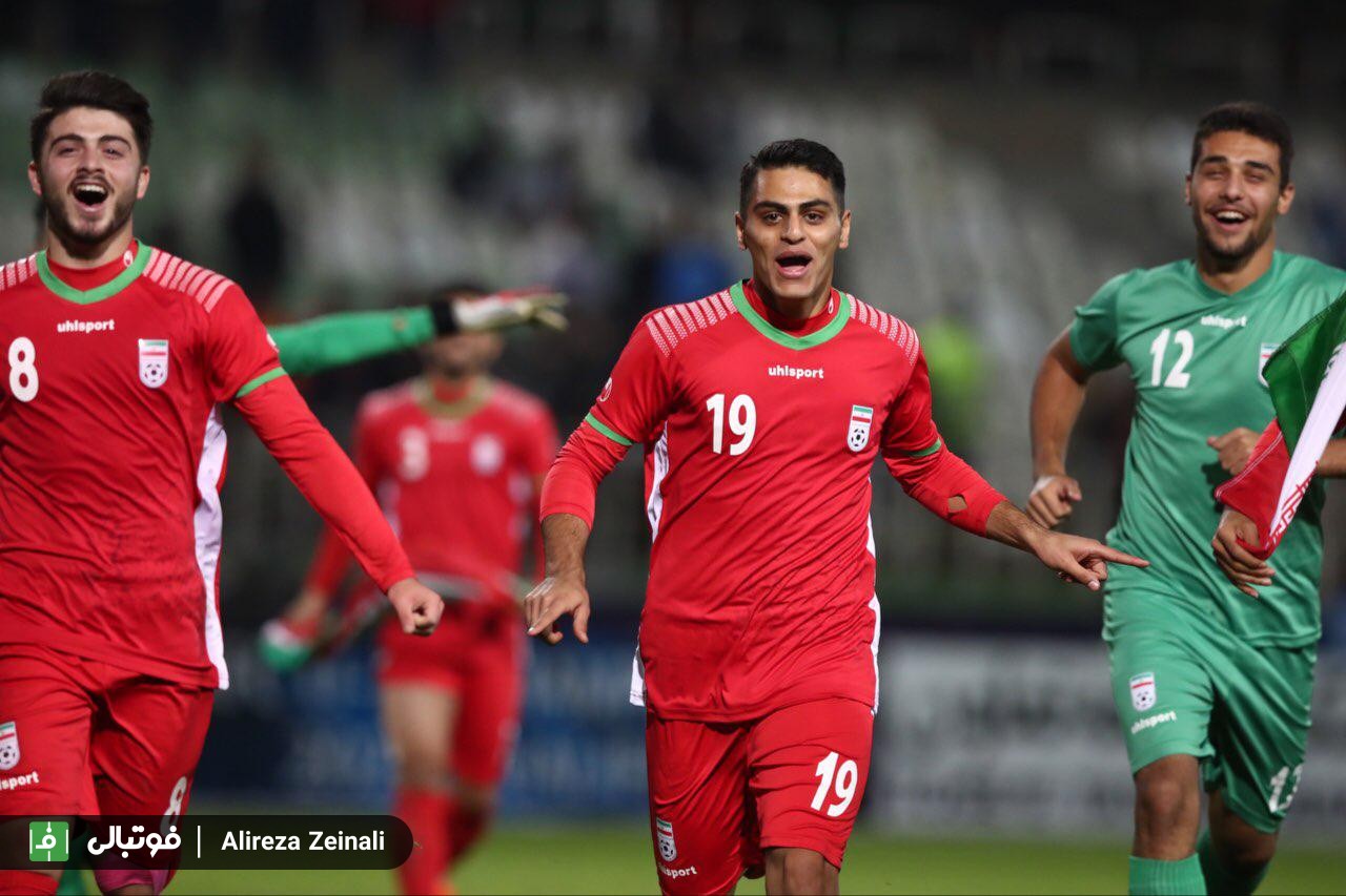 گزارش تصویری اختصاصی/ تیم ملی جوانان ایران 2 - امارات صفر