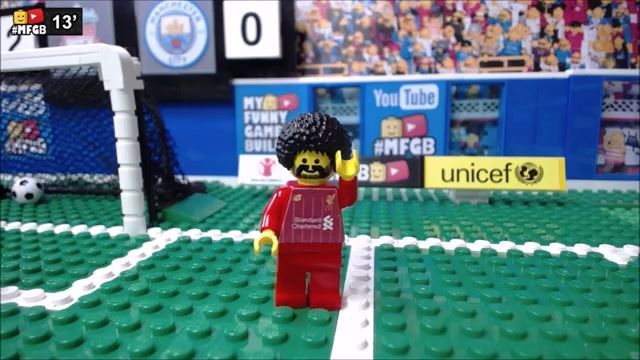 شبیه سازی بازی لیورپول 3-1 منچستر سیتی با عروسک لگو