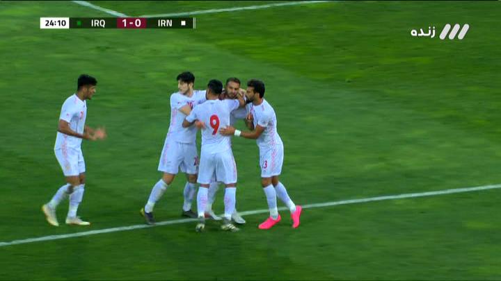 گل اول ایران به عراق (احمد نوراللهی)