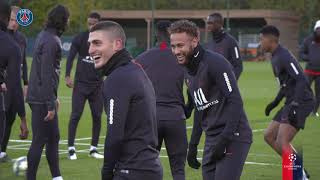 آخرین تمرین پاری سن ژرمن پیش از سفر به مادرید