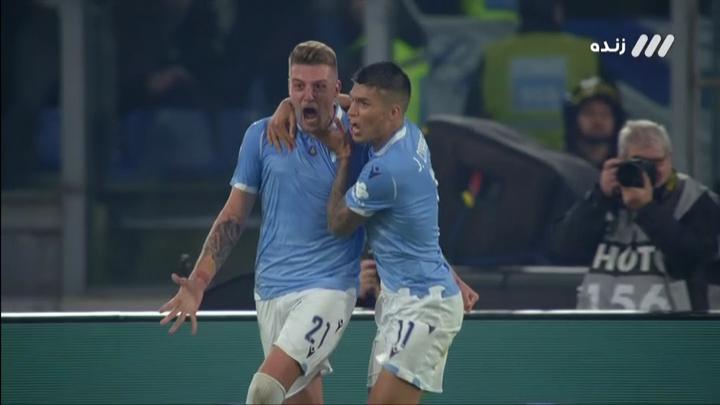 گل دوم لاتزیو به یوونتوس (میلینکوویچ ساویچ)