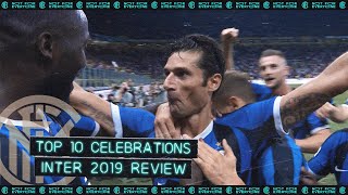 شادی گلهای برتر اینتر در سال 2019