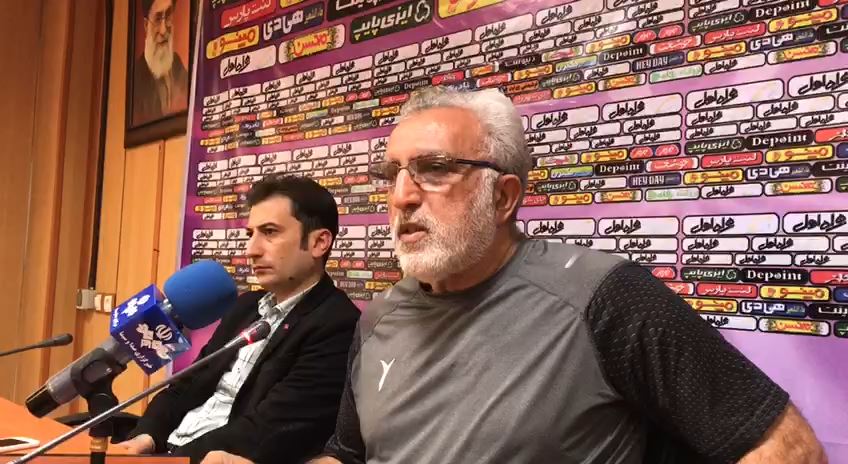 اختصاصی/ کنفرانس خبری حسین فرکی پیش از بازی پیکان و تراکتور