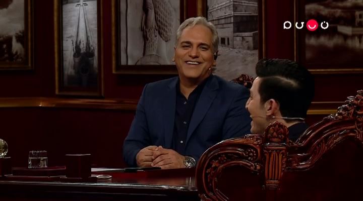 دورهمی/ واکنش سردار آزمون به سوال جالب مهران مدیری درباره پوشش مجری قرعه کشی جام جهانی 2018