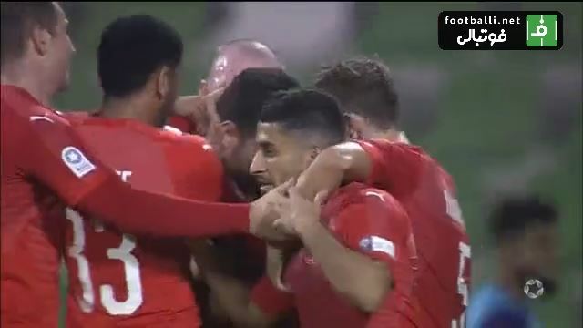 گل سوم العربی به الاهلی (مرتضی پورعلی گنجی)