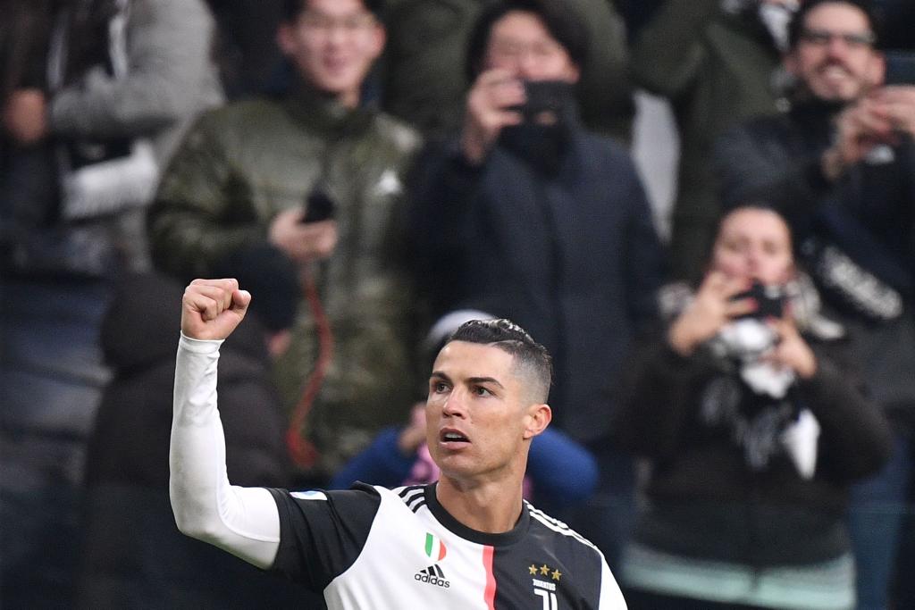 گل دوم یوونتوس به کالیاری (دبل رونالدو)