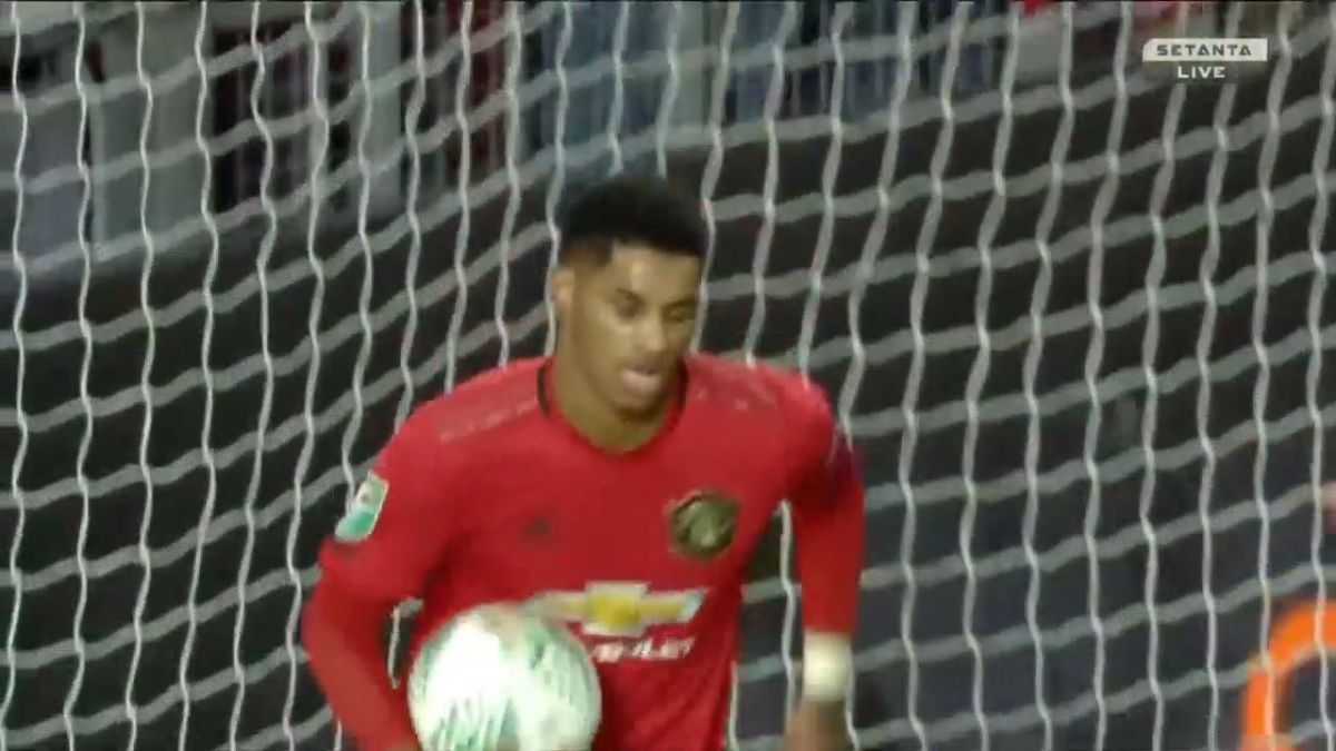 گل اول منچستر یونایتد به منچستر سیتی (ماركوس راشفورد)