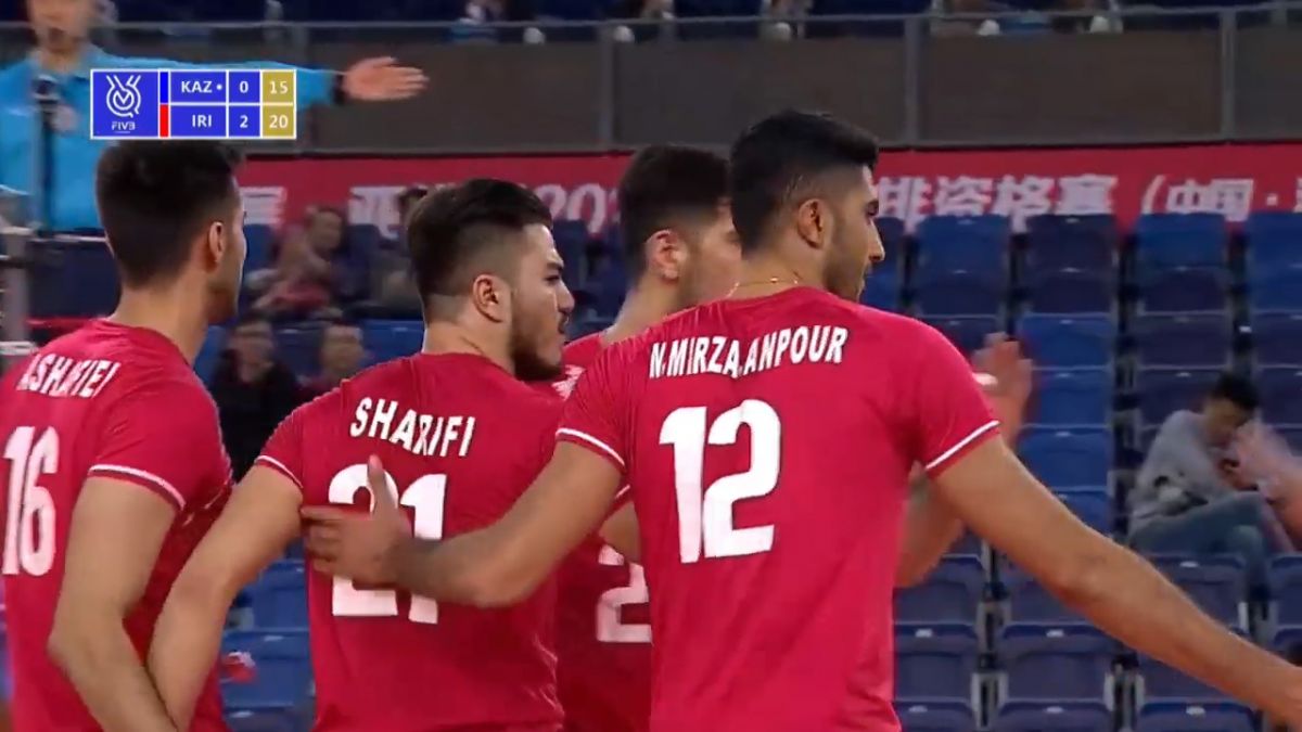 والیبال انتخابی المپیک: ایران 3-0 قزاقستان