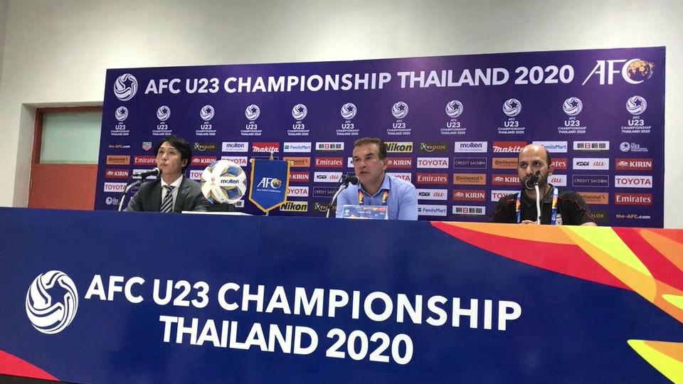 کنفرانس خبری حمید استیلی بعد از بازی با امید ازبکستان