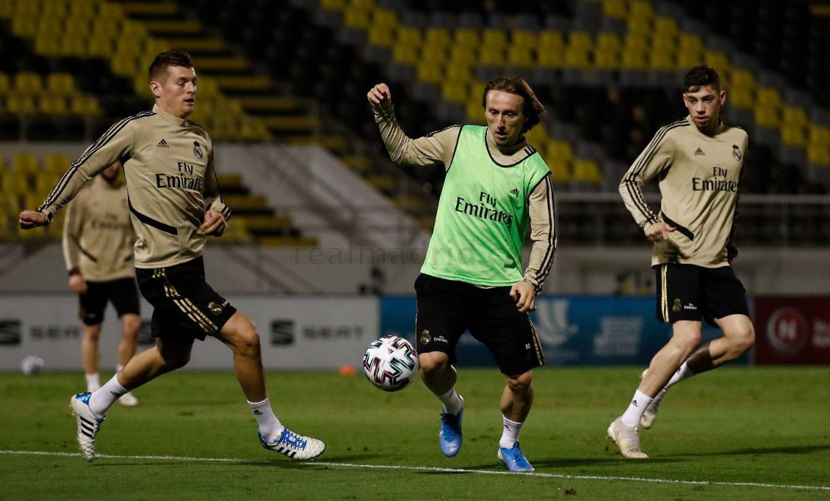 آخرین تمرین رئال مادرید برای تقابل با اتلتیکو مادرید