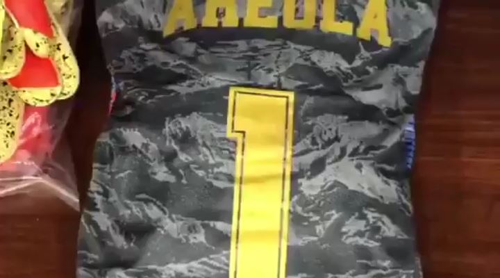 رختکن رئال مادرید پیش از بازی مقابل اتلتیکو مادرید