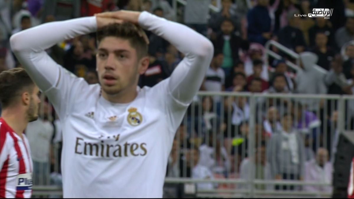 فرصت سوزی باورنکردنی والورده بازیکن رئال مادرید مقابل اتلتیکو مادرید