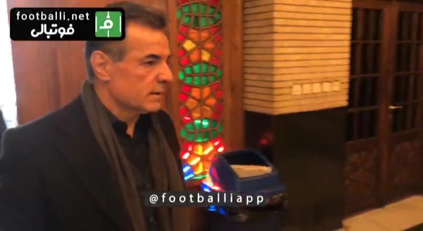 اختصاصی/ حضور انصاری فرد در مراسم ختم نادر باقری