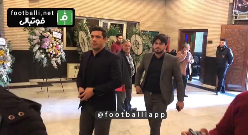 اختصاصی/ حضور ابراهیم شکوری در مراسم ختم نادر باقری