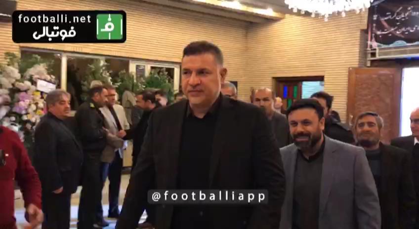 اختصاصی/ حضور علی دایی در مراسم ختم نادر باقری