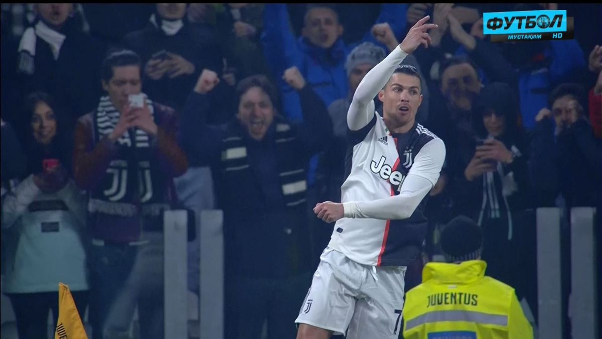 گل اول یوونتوس به رم (کریستیانو رونالدو)