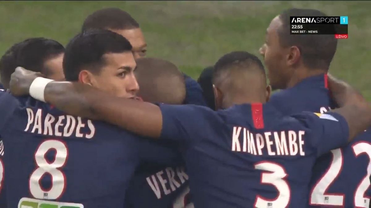 گل اول پاری سن ژرمن به رنس (مارکینیوس)