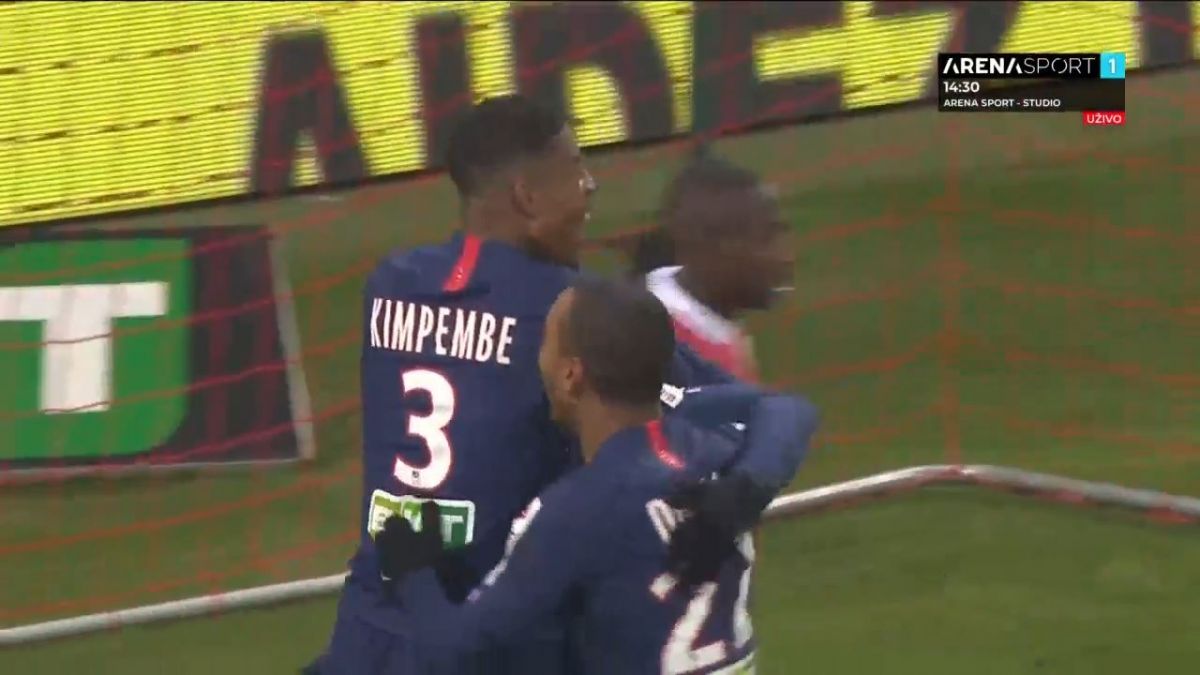 گل سوم پاری سن ژرمن به رنس (کواسی)