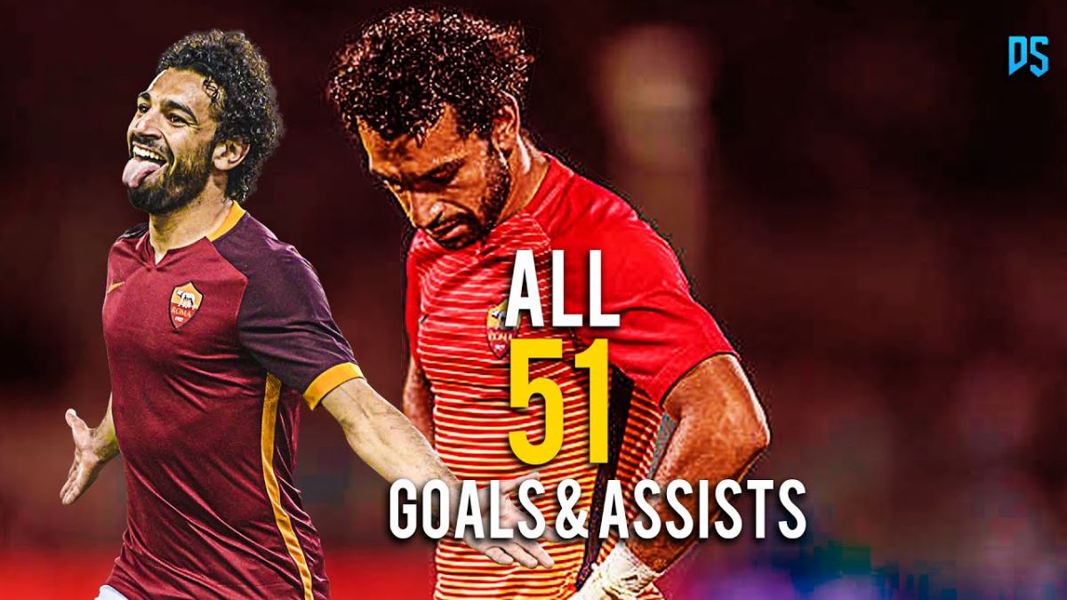 51 گل و پاس گل محمد صلاح در رم