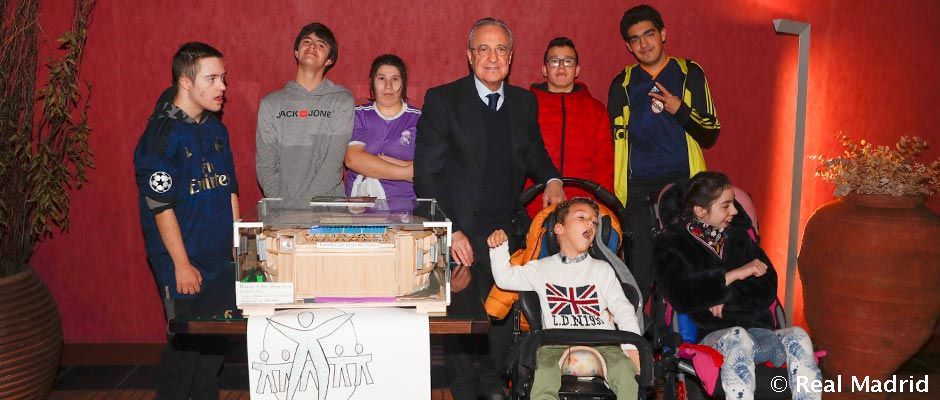 بازدید بازیکنان رئال مادرید از محل نگهداری کودکان خاص در وایادولید