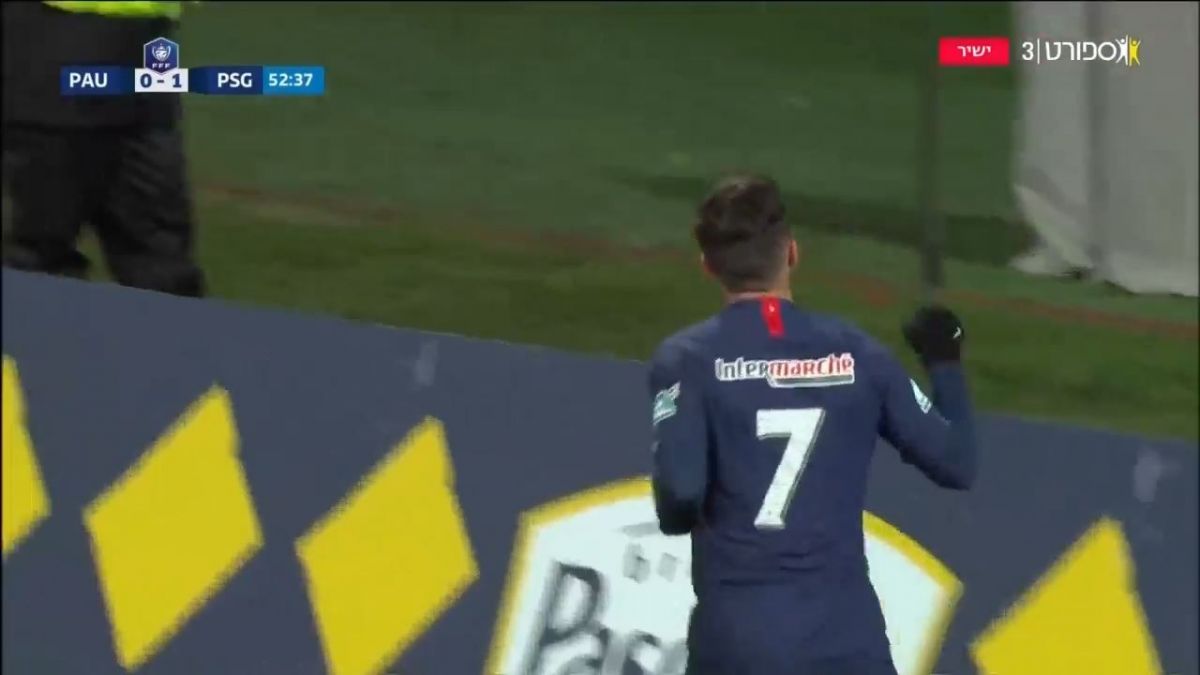 گل دوم پاری سن ژرمن به پائو (پابلو سارابیا)